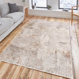 Conceptum Alfombra de Algodón 80 x 150 cm Crema